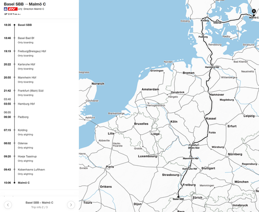 Ein Screenshot des SBB-Fahrplans
