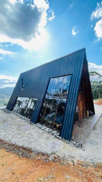 5 A-Frame houses on 24 hectares of land