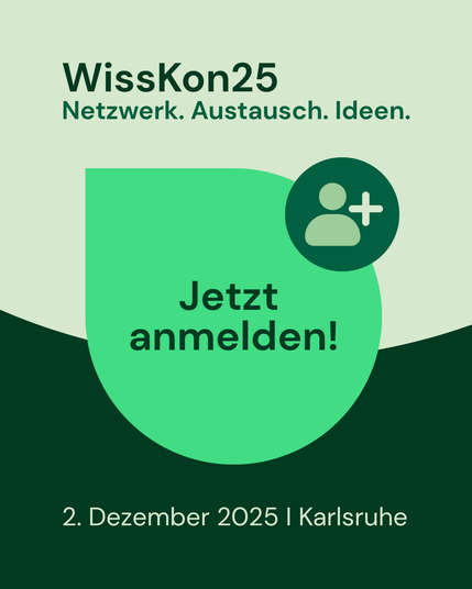 Ein hellgrüner und dunkelgrüner Hintergrund mit grünem Text.