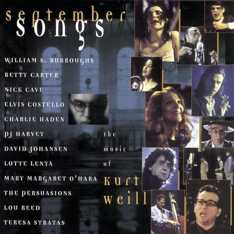 An image of the cover of the album 'September Songs' by Bertolt Brecht