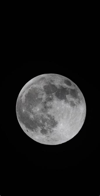 Photo of a full moon