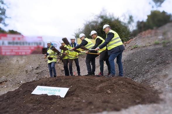 Spatenstich in Garching. Foto LRZ