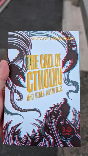 A book entitled The Call of Cthulhu and Other Weird Tales