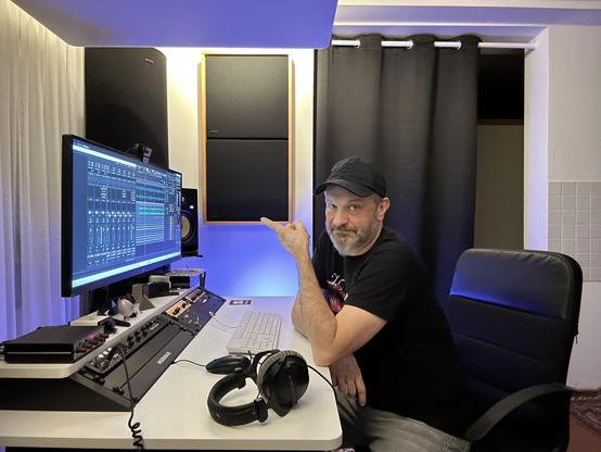 Audioengineer bei der Arbeit