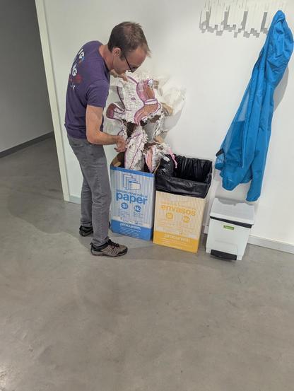 Carlton recycling a django pony pinata