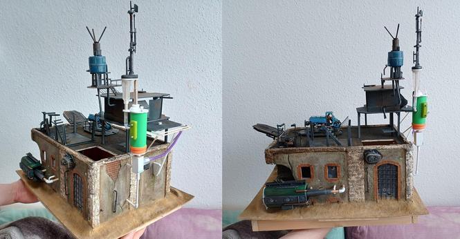 WIP desert outpost diorama