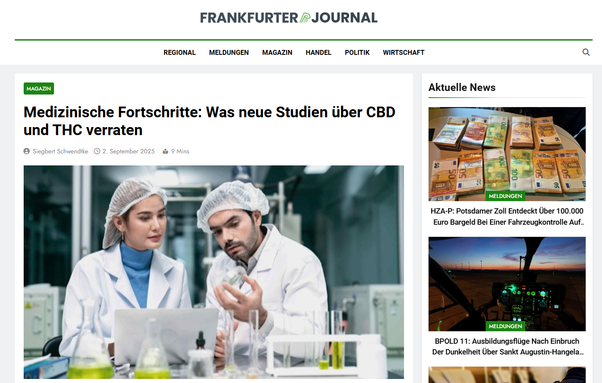 Zwei 'Personen min einem Labor untersuchen Cannabis

Neue Perspektiven auf die Heilwirkung

Die therapeutische Anwendung von Cannabinoiden besitzt bereits eine lange Geschichte, auch wenn moderne Forschungsmethoden erst in den letzten Jahrzehnten umfassendere Einsichten lieferten. In Zeiten, in denen multimodale Schmerztherapien immer gefragter werden, rückt das Potenzial von Cannabinoiden weiter in den Fokus. Für viele erscheint der unkomplizierte Zugang über entsprechende Anbieter wie CanDoc ungewöhnlich fortschrittlich, doch Projekte wie Cannabis kaufen Frankfurt unterstreichen, dass Sicherheit und ärztliche Kontrolle gleichermaßen gewährleistet sind. Ärzte und Patienten setzen gleichermaßen große Erwartungen in die gezielte Anwendung von CBD, beispielsweise bei Entzündungen, sowie in die schmerzlindernde Wirkung von THC in kontrollierter Dosis. 