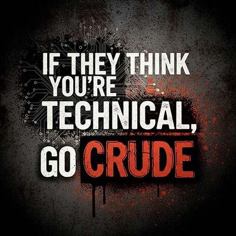 A quote from the iconic Cyberpunk story Johnny Mnemonic.