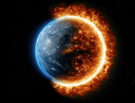 la planète s'embrase