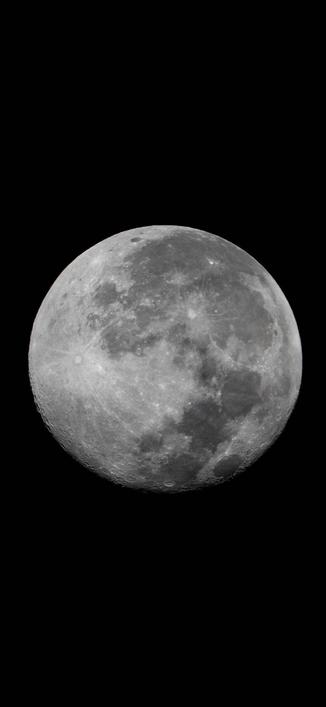 97.3% visible 
Waning Gibbous moon