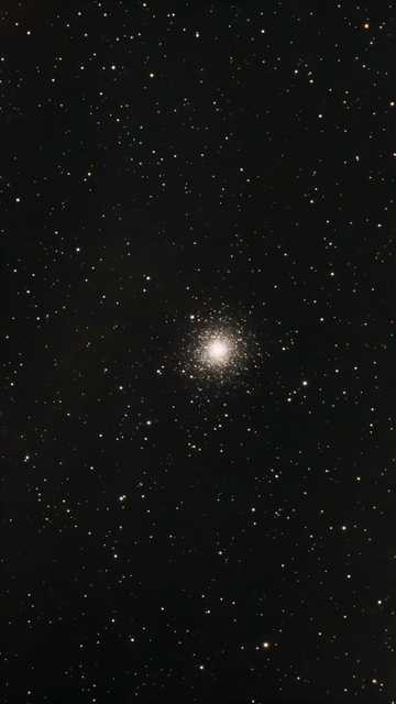 M2 Star Cluster - telescope processed image. M2 is one of the largest and oldest globular star clusters in the Milky Way, located in the constellation Aquarius and holding over 150,000 stars. 