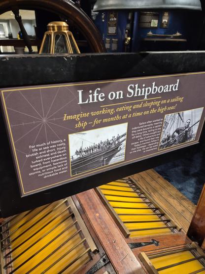 ship-for months at a time on the high seas!

For much of history, a life at sea was nasty, brutish and short. Injury, sickness and death lurked everywhere on board, from hazardous equipment, fearsome storms, or simple lack of nutritious food and drinkable water