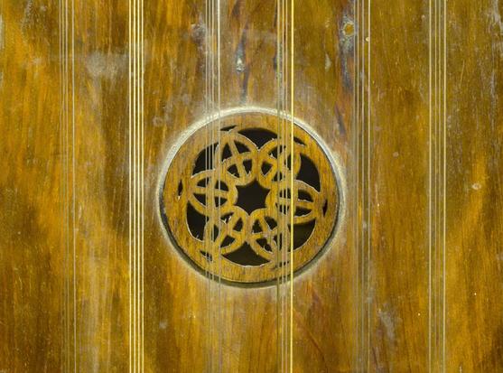 Detail einer Laute