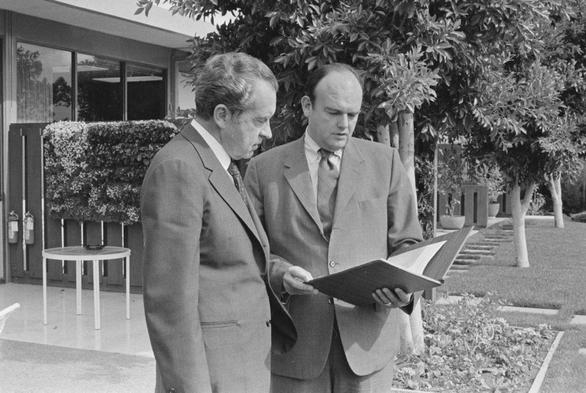 2/12/1973: President Richard Nixon with John Ehrlichman (National Archives)

https://uspresidentialhistory.com/john-d-ehrlichman/