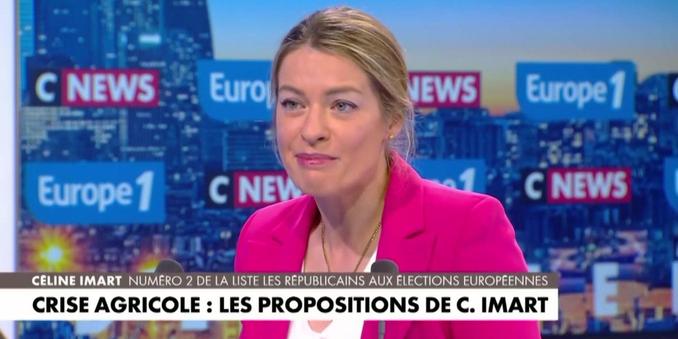 Céline Imart, numéro deux sur la liste du parti Les Républicains aux élections européennes.