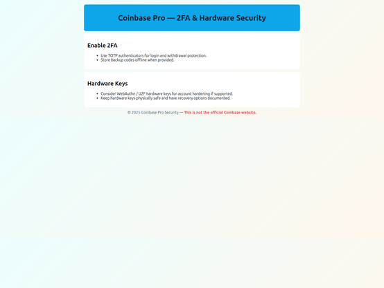 Screenshot of phishing site