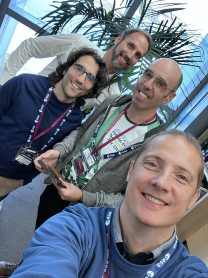 Happy faces during the #OSGeo #CommunitySprint and #BiDS conference.