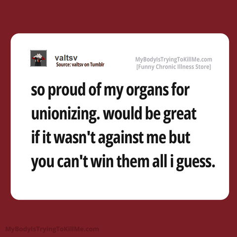 valtsv on Tumbler

so proud of my organs for unionizing. would be great if it wasn't against me but you can't win them all i guess.