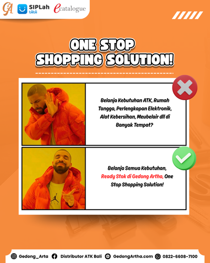 Capek belanja ATK, rumah tangga, elektronik, dll. di banyak tempat?