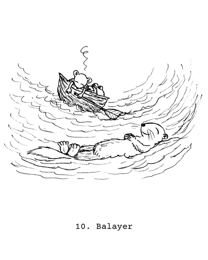 Inktober 2025 jour 10, Balayer par Lysiane Binet