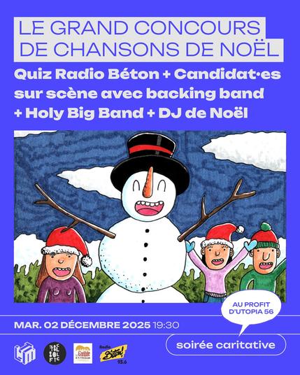 annonce du Grand Concours de Chansons de Noël