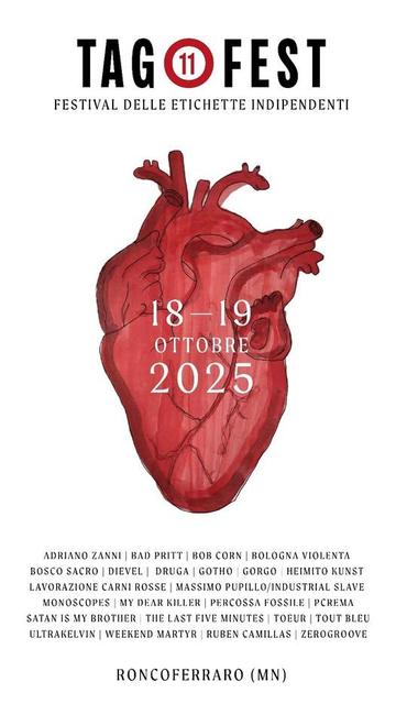 Tagofest music festival poster
18 - 19 October 2025