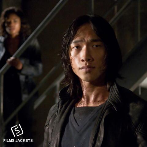 Ninja Assassin Rain Black Leather Jacket 