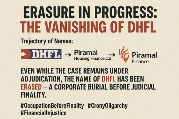 This article examines the legal and moral impasse faced by Fixed Deposit (FD) and Non-Convertible Debenture (NCD) holders of Dewan Housing Finance Corporation Ltd. (DHFL) in seeking justice through international mechanisms such as the Office of the United Nations High Commissioner for Human Rights (OHCHR). It argues that under Article 5(2)(b) of the Optional Protocol to the International Covenant on Civil and Political Rights (ICCPR) and Rule 96(b) of the OHCHR’s procedural framework, individuals may only appeal to the OHCHR once all domestic remedies have been exhausted. However, in the DHFL–Piramal case, where India’s Supreme Court upheld Ajay Piramal’s contentious resolution plan despite ongoing review petitions, this exhaustion clause becomes a site of moral contradiction. The article situates the DHFL takeover within a broader architecture of crony oligarchy, judicial abdication, and financial human rights violations, where legality becomes the instrument of dispossession or expropriation. Drawing upon the UN Guiding Principles on Business and Human Rights (UNGPs), it reframes financial exploitation as a form of systemic human rights abuse. Ultimately, it concludes that while procedural routes to international justice remain closed, mass civil disobedience and collective non-compliance emerge as the only viable pathways toward moral and political redress.