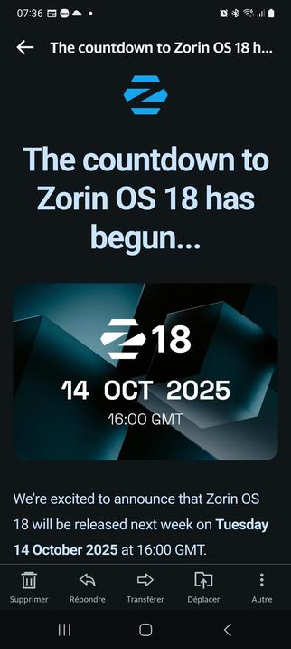 Zorin 18 announcement