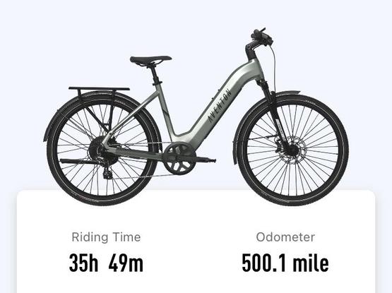 Scree shot from an app showing 500 miles.