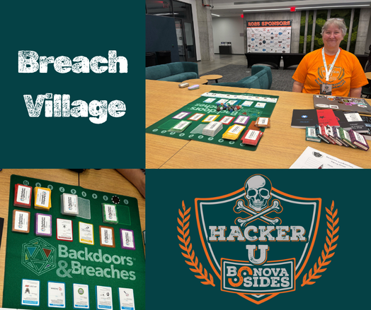 Breach Village. HackerU. BSidesNoVA. Backdoors & Breaches.