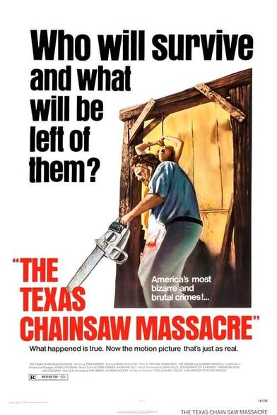 Movie poster for The Texas Chain Saw Massacre.