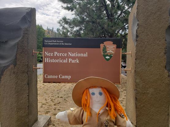 Camp location in the Nez Perce National Historical Park. Here Lewis and Clark Corps of Discovery worked with the Nez Perce to build the canoes that took them to the Pacific Ocean in 1805.
— in Orofino, ID.