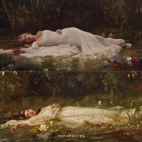 Taylor Swift draws inspiration from Friedrich Wilhelm Theodor Heyser’s Ophelia (circa 1900) in her music video for The Fate of Ophelia. #fblifestyle