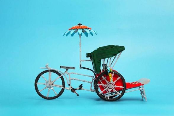 LEGO Bricks Turn Penang’s Fading Trishaw into a Living Memory