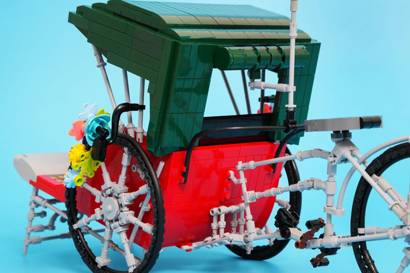 LEGO Bricks Turn Penang’s Fading Trishaw into a Living Memory