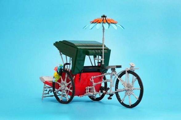 LEGO Bricks Turn Penang’s Fading Trishaw into a Living Memory