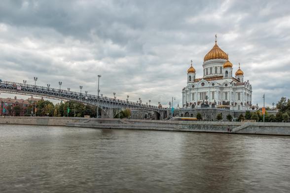Moskvá swimming pool
With a volume of 25,000 m³ of water, the heated swimming pool was even in operation during the freezing Moscow winter.