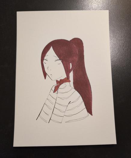 WIP of the artwork, no background