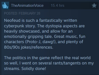 "A fantastically written cyberpunk story,"