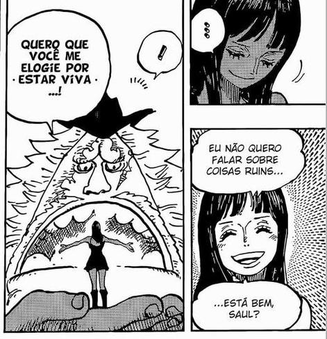 Nico Robin e Jaguar D. Saul 🥰