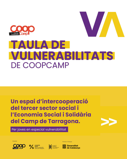 Cartell que anuncia què és la Taula de Vulnerabilitats