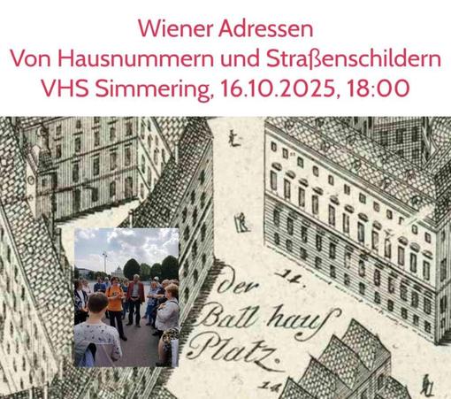 Ankündigung der Veranstaltung
