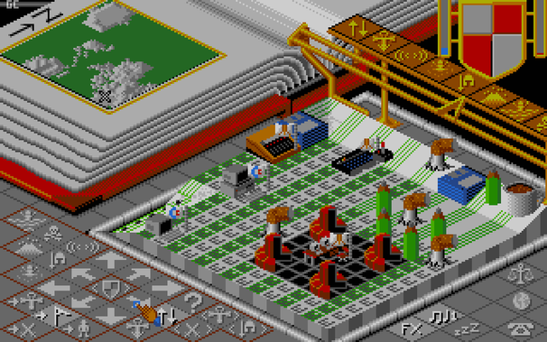 Populous: Promised Lands - Bit Plains world (Commodore vs Atari)