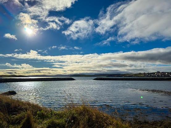 Bressay marina looking out to the Bressay Sound