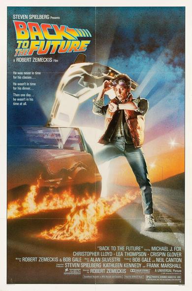 US one sheet: Back to the Future