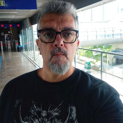 Minha foto no metrô 