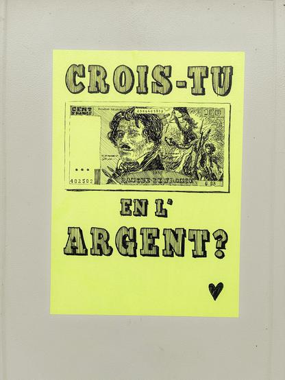 Crois-tu en l'argent?