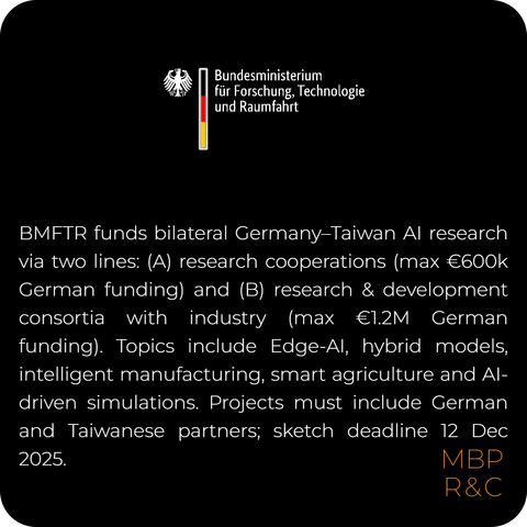 BMFTR AI Funding