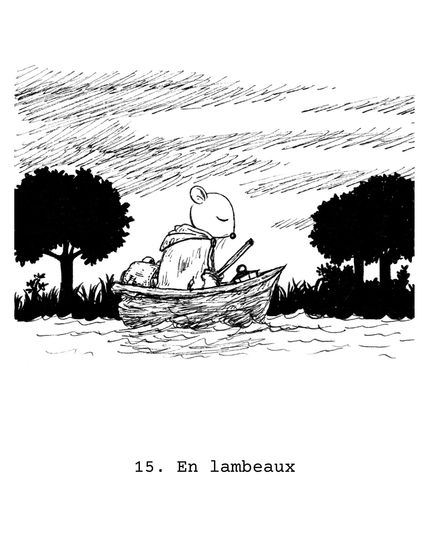 Inktober 2025 jour 15, En lambeaux de Lysiane Binet